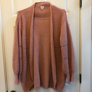 A New Day pink cardigan size Medium
